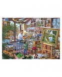 Puzzle Gibsons - A Work of Art, 500 piese XXL (G3542)