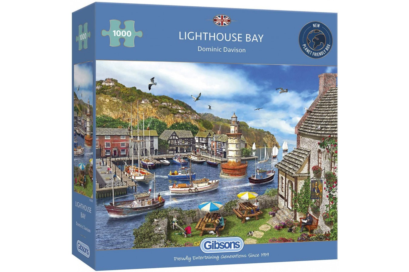 Puzzle Gibsons - Lighthouse Bay, 1000 piese (G6285)
