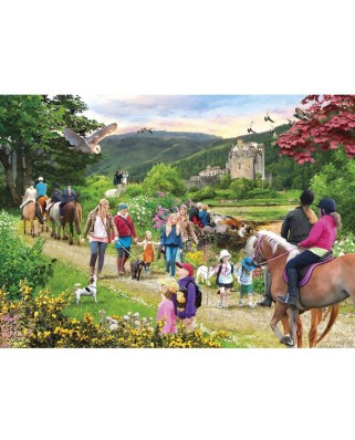 Puzzle Gibsons - Highland Hike, 1000 piese (G6295)