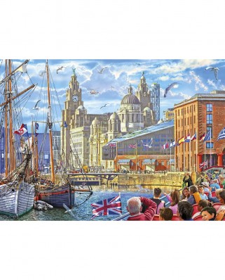Puzzle Gibsons - Albert Dock, Liverpool, 1000 piese (G6298)