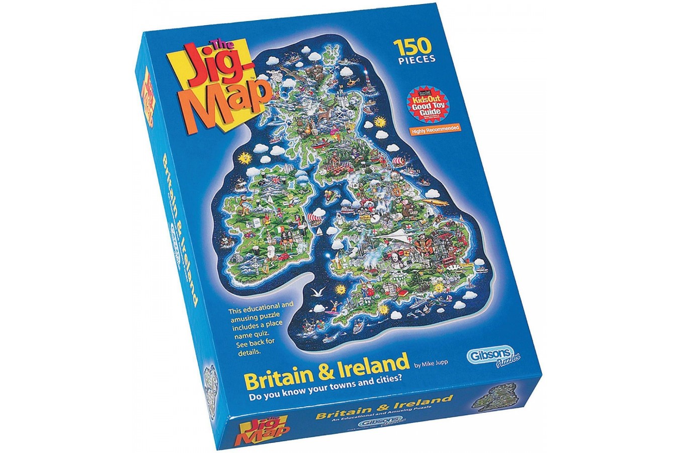 Puzzle Gibsons - Maxi - Great Britain and Ireland, 150 piese XXL (3118)