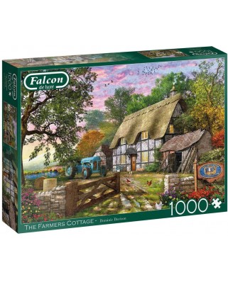 Puzzle Falcon - Dominic Davison: The Farmers Cottage, 1000 piese (Jumbo-11278)