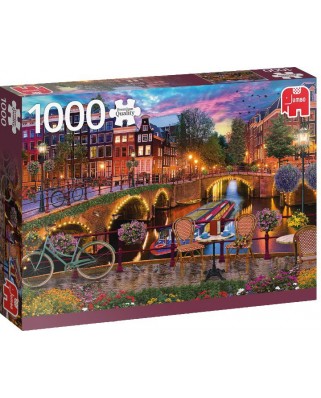 Puzzle Jumbo - Amsterdam Canals, 1000 piese (18860)