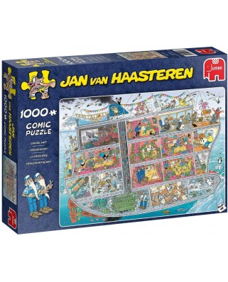Puzzle Jumbo - Jan Van Haasteren: Cruise Ship, 1000 piese (20021)
