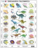 Puzzle Larsen - Dinosaurs (in Spanish), 35 piese (HL9-ES)