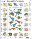 Puzzle Larsen - Dinosaurs (in French), 35 piese (HL9-FR)
