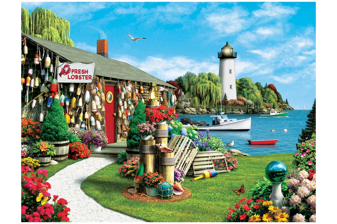 Puzzle Master Pieces - Lobster Bay, 300 piese XXL (Master-Pieces-31543)