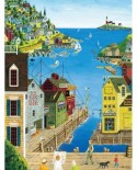 Puzzle Master Pieces - A Walk on the Pier, 300 piese XXL (Master-Pieces-31675)