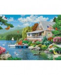 Puzzle Master Pieces - Lakeside Memories, 300 piese XXL (Master-Pieces-31806)