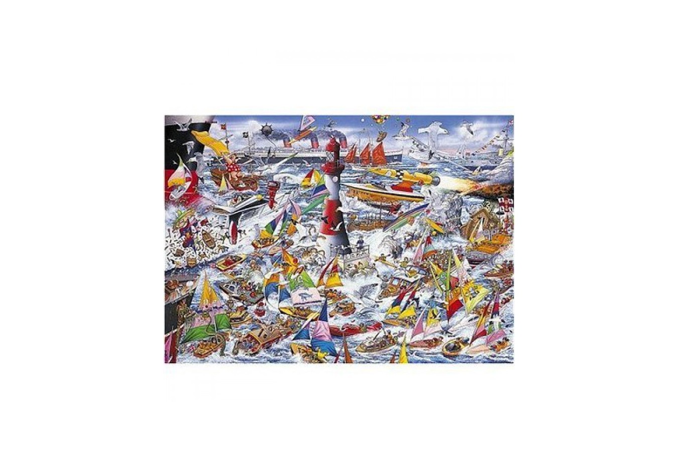 Puzzle Gibsons - Mike Jupp: I Love Boats, 1000 piese (7093)
