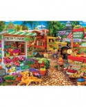 Puzzle Master Pieces - Sale on the square, 750 piese (Master-Pieces-31996)
