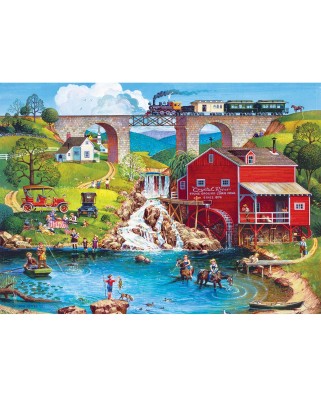 Puzzle Master Pieces - Labor Day 1909, 500 piese XXL (Master-Pieces-32007)