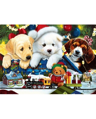 Puzzle Master Pieces - Toyland Pups, 1000 piese (Master-Pieces-71775)