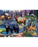 Puzzle Master Pieces - Wild Living, 1000 piese (Master-Pieces-71940)