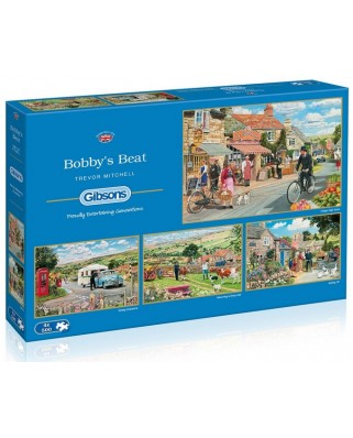 Puzzle Gibsons - Trevor Mitchell: Bobby's Beat, 4x500 piese (49876)