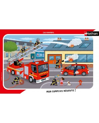 Puzzle Nathan - Firefighters, 15 piese (86138)