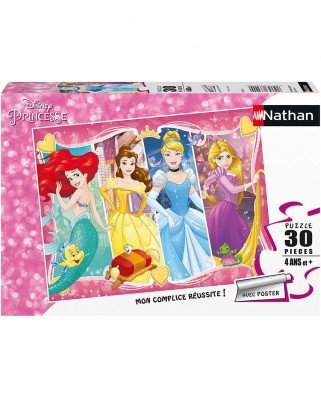 Puzzle Nathan - Disney Princess, 30 piese (86382)