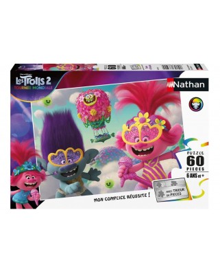 Puzzle Nathan - Trolls 2, 60 piese (86568)