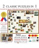 Puzzle SunsOut - Irv Brechner: Puzzle Combo: Animal Nursery, 500 piese (Sunsout-10160)