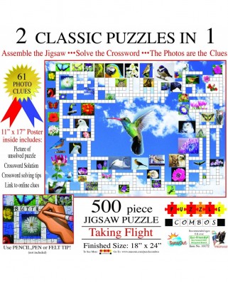Puzzle SunsOut - Irv Brechner: Puzzle Combo: Taking Flight, 500 piese (Sunsout-10172)