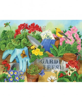 Puzzle SunsOut - Jane Maday: Gardener's Table, 500 piese (Sunsout-16062)