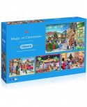 Puzzle Gibsons - Trevor Mitchell: Magic of Christmas, 4x500 piese (61509)