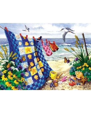 Puzzle SunsOut - Nancy Wernersbach: Seaside Summer, 500 piese (Sunsout-62956)