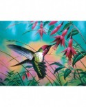 Puzzle SunsOut - Cynthie Fisher: Hummingbird Haven, 500 piese (Sunsout-70941)