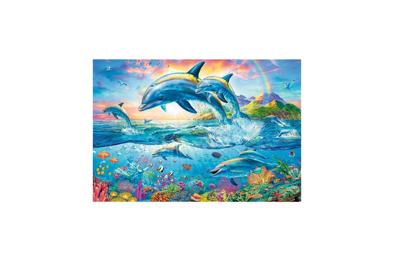 Puzzle Trefl - Dolphin Family, 1500 piese (26162)