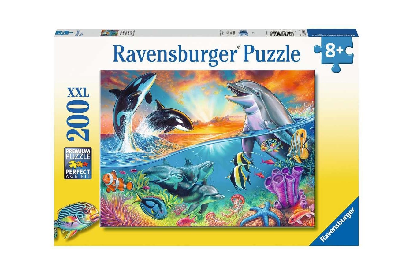 Puzzle Ravensburger - Animale Din Ocean, 200 piese (12900)
