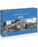 Puzzle Gibsons - Up Main & Down Loop, 2x500 piese (65102)