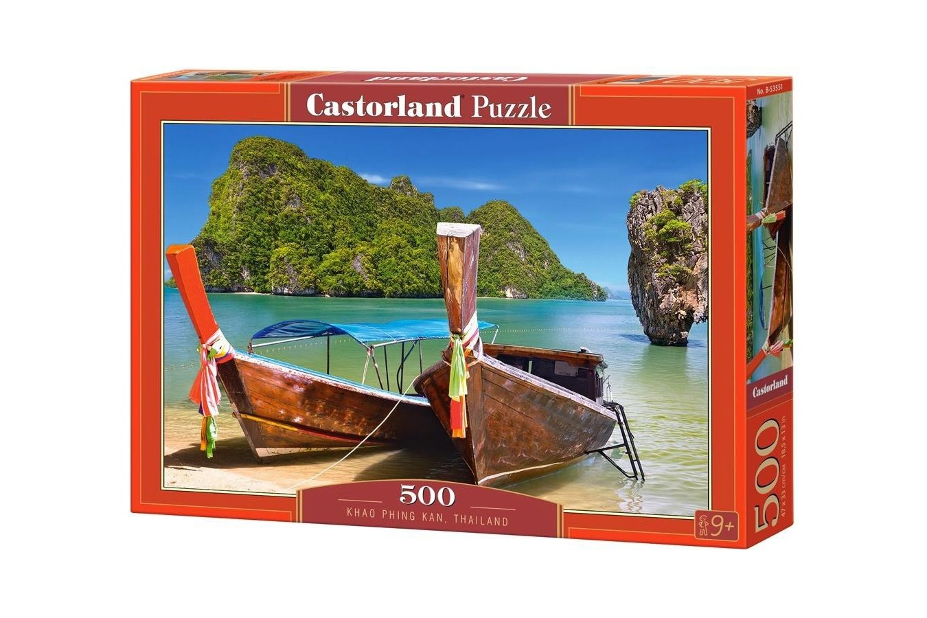 Puzzle Castorland - Khao Phing Kan, 500 piese (53551)