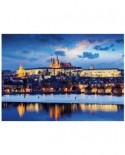 Puzzle fosforescent Dino - Prague Castle, 1000 piese (54127)