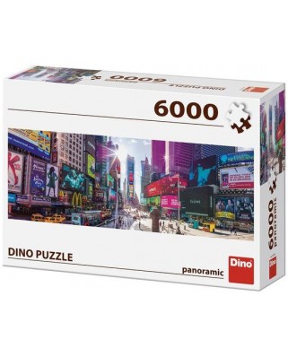 Puzzle panoramic Dino - Times Square, New York City, 6000 piese (56509)