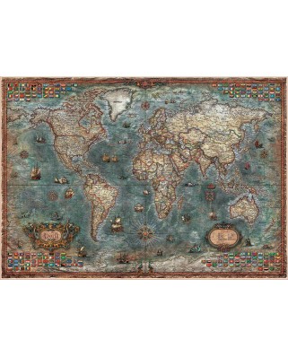 Puzzle Educa - Historical World Map, 8000 piese (18017)