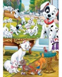 Puzzle Educa - Disney Animals Dalmatians+Aristocats, 2x25 piese (18082)
