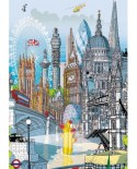 Puzzle Educa - Citypuzzles - London, 6x200 piese (18470)