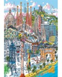 Puzzle Educa - Citypuzzles - Barcelona, 6x200 piese (18473)