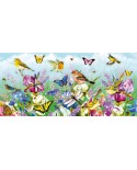 Puzzle panoramic Gibsons - Butterflies and Blooms, 636 piese (12193)