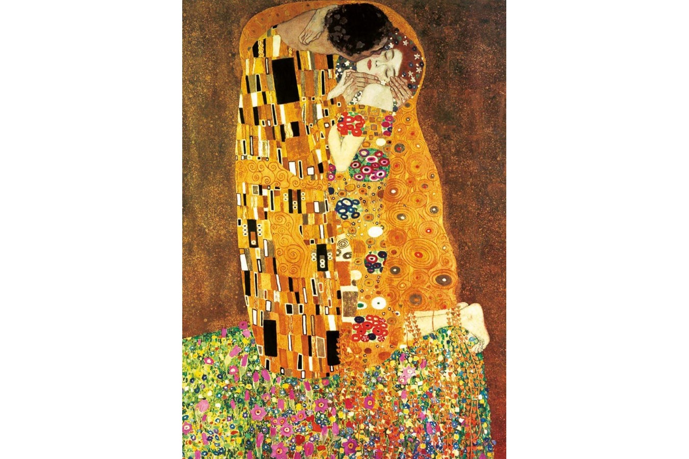 Puzzle Educa - Gustav Klimt: The Kiss + The Virgin, 2x1000 piese (18488) | We Puzzle