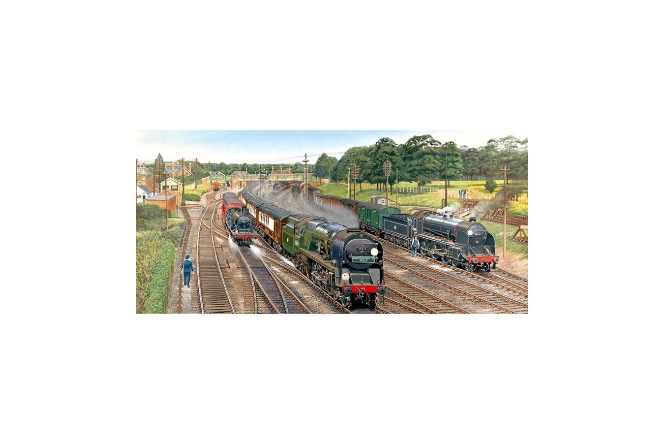 Puzzle panoramic Gibsons - New Forest Junction, 636 piese (11205)