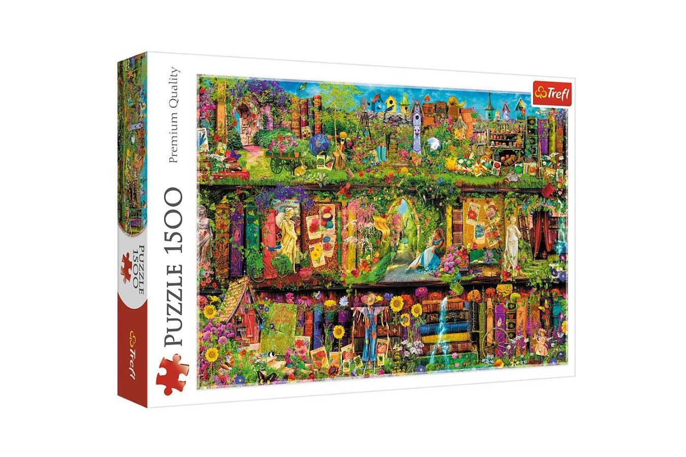 Puzzle Trefl - Fairy Bookcase, 1500 piese (26165)