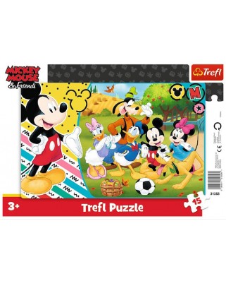 Puzzle Trefl - Mickey Mouse & Friends, 15 piese (31353)