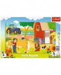 Puzzle Trefl - Farm Animals, 15 piese (31356)