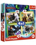 Puzzle Trefl - Dragons, 35/48/54/70 piese (34341)