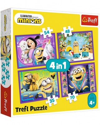Puzzle Trefl - Minions - Universal Despicable Me 3, 35/48/54/70 piese (34345)
