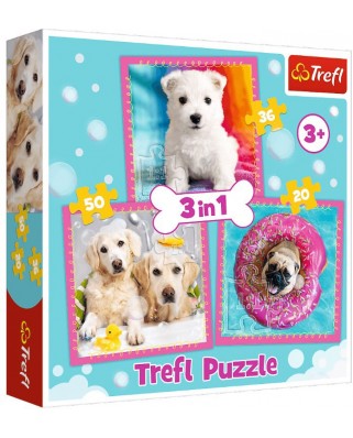Puzzle Trefl - Dogs, 20/36/50 piese (34845)