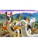 Puzzle Trefl - Lamas in the Mountains, 500 piese (37383)