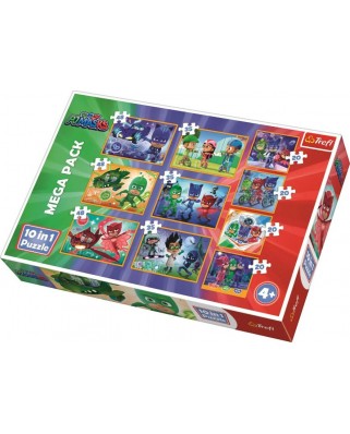 Puzzle Trefl - Mega Pack PJ Masks, 20/35/48 piese (90357)