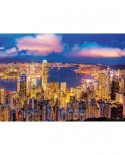 Puzzle fosforescent Educa - Hong Kong, 1000 piese (18462)